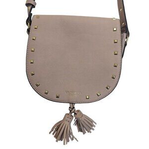 Victorias Secret Festival CROSSBODY Tassel Gold Studded Purse Tote Handbag Pink